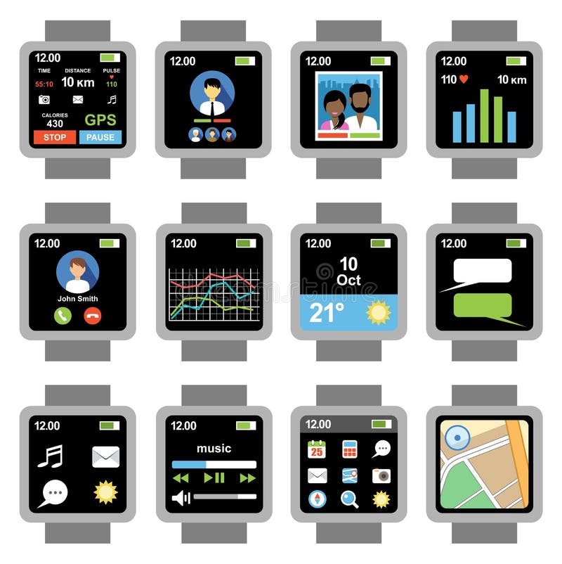 android smartwatch square
