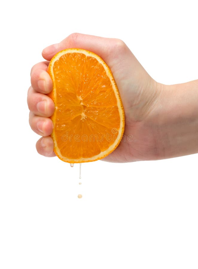 Squeezing orange stock image. Image of nature, breakfast 12314843