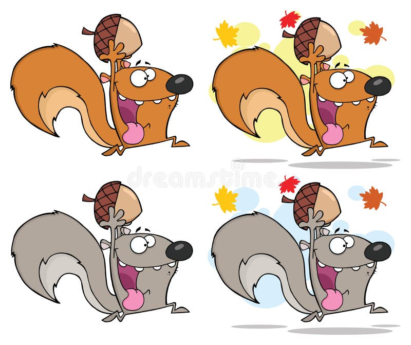 Squirrel Running Stock Illustrations – 516 Squirrel Running Stock  Illustrations, Vectors & Clipart - Dreamstime