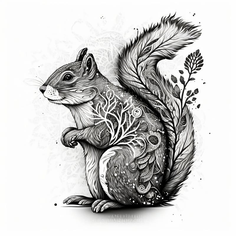 Got my little squirrel finished recently - sally Wilkinson @ No man's Land  Tattoo, Perth : r/tattoo