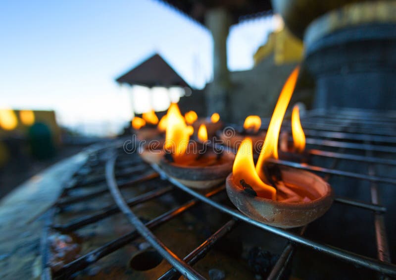 Sri Lanka stock image. Image of ritual, burning, monastery 51975953
