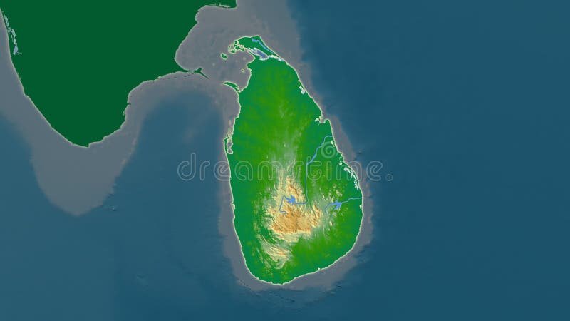 Sri Lanka Geography Map Sri Lanka - Physical. Overlay Stock Illustration - Illustration Of Geography,  Stereographic: 187268061