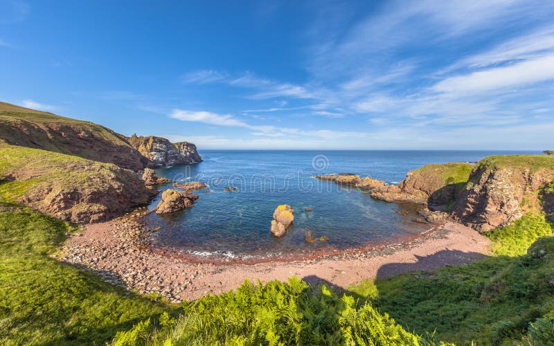 St Abbs głowy seascape, Szkocja UK
