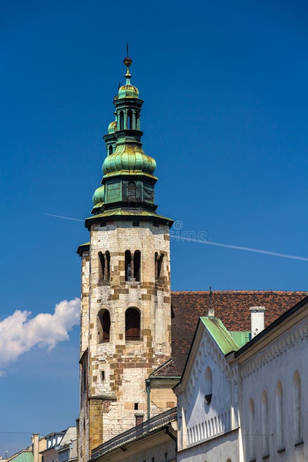 St. Andrew Church in Krakau, Polen stock fotografie St. Andrew Church in Krakau, Polen stock fotografie