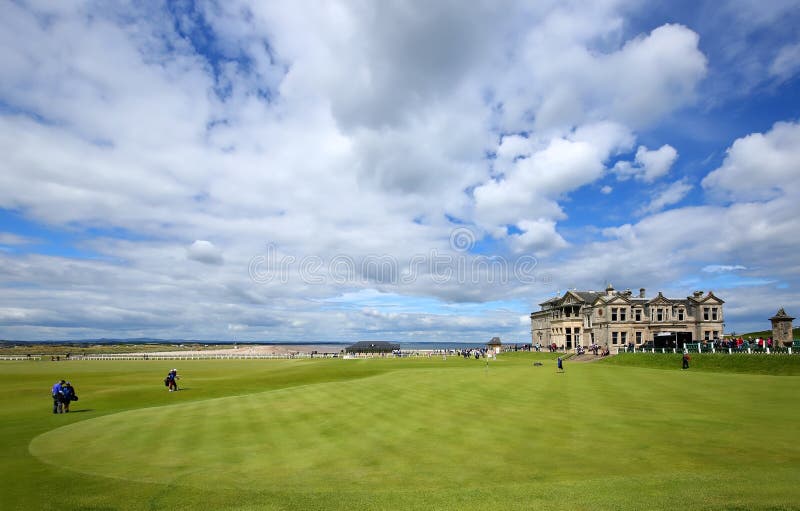 St Andrews pole golfowe i klubu dom w piszczałce, Szkocja