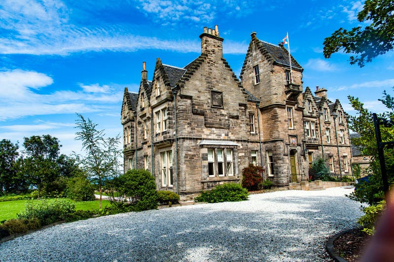 St. Andrews, Scotland, UK- circa sepotember 2016. typical house royalty free stock photography St. Andrews, Scotland, UK- circa sepotember 2016. typical house royalty free stock photography