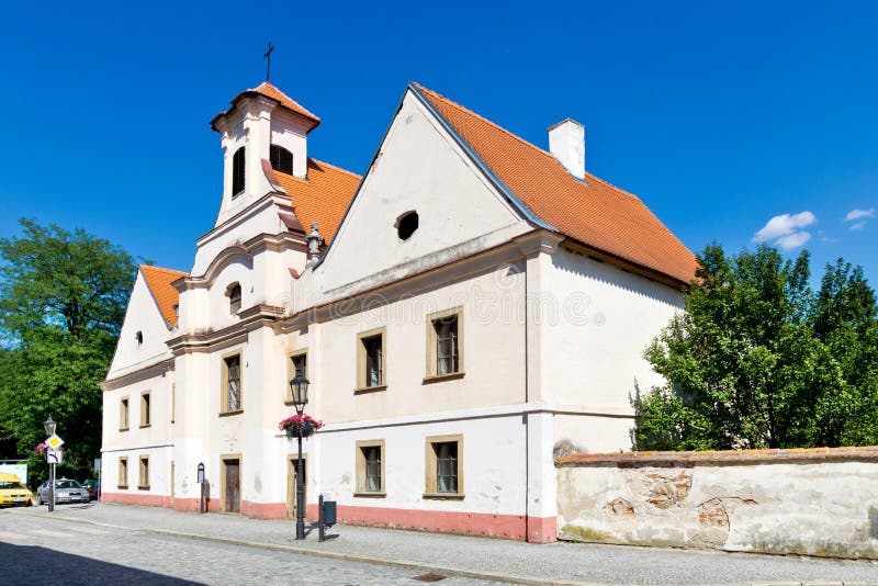 St Anne chapel, Namest nad Oslavou, Vysocina district, Czech republic, Europe stock photo