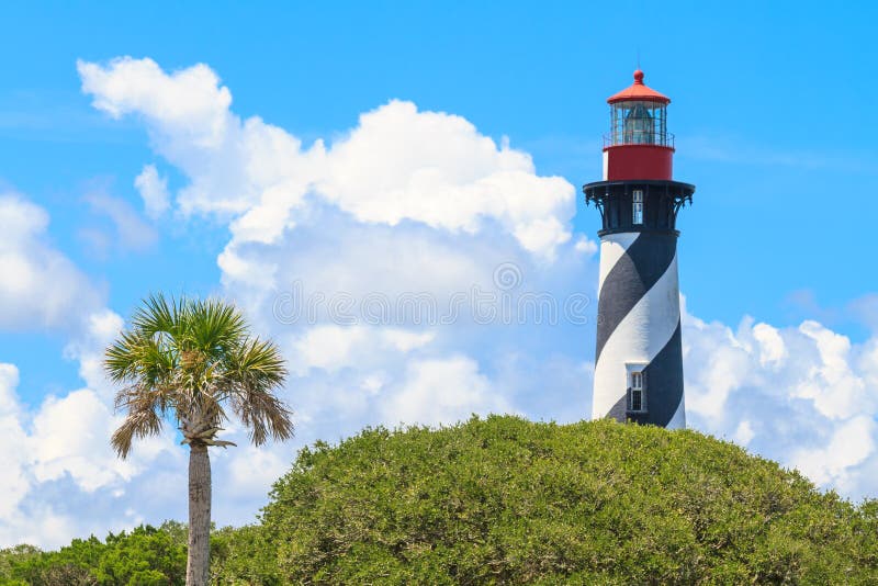 St. Augustine Lighthouse in Florida, USA. St. Augustine Lighthouse in Florida, USA