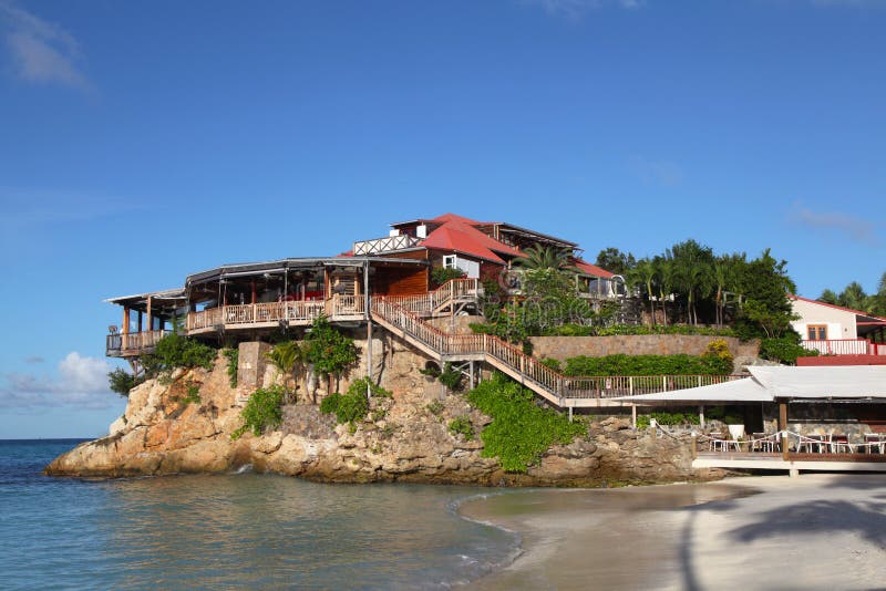 The Beautiful Eden Rock Hotel at St Barts, French West Indies Editorial ...