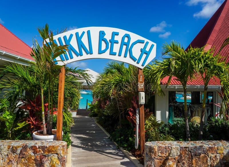 Nikki Beach Club at the island of Saint Barthelemy