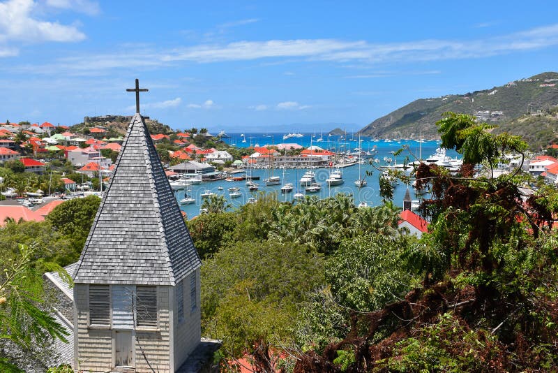St Barts, Gustavia, Antille francesi immagine stock libera da diritti St Barts, Gustavia, Antille francesi immagine stock libera da diritti