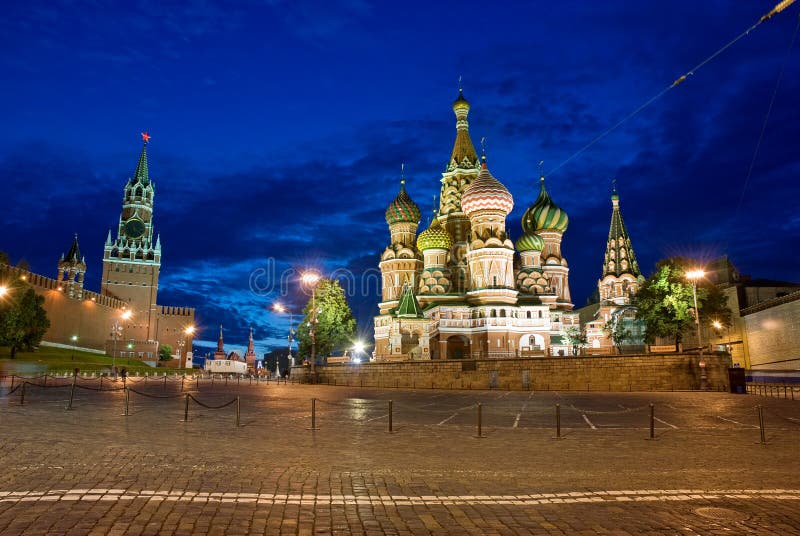 Bazalka katedrála, moskva,.
