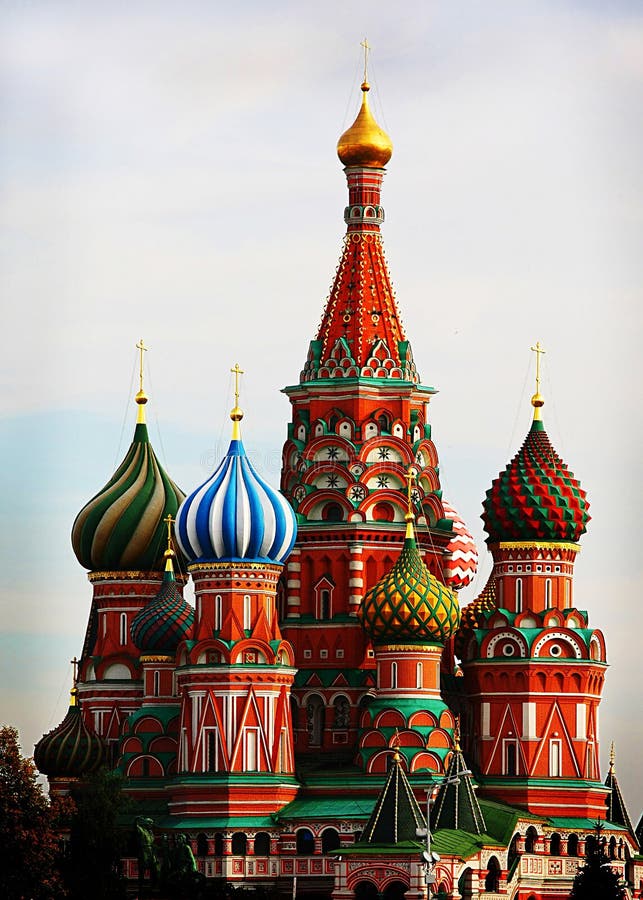 St. basilicum in Moskou