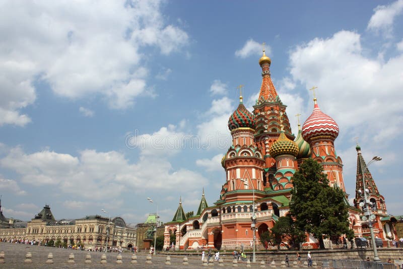St. Catedral da manjericão em Moscovo