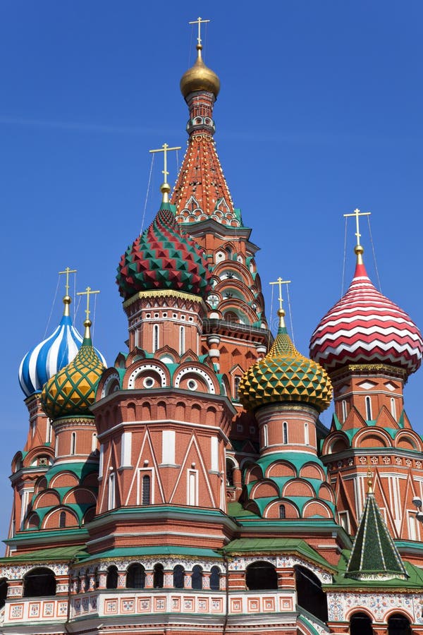 St. Catedral da manjericão no quadrado vermelho, Moscovo