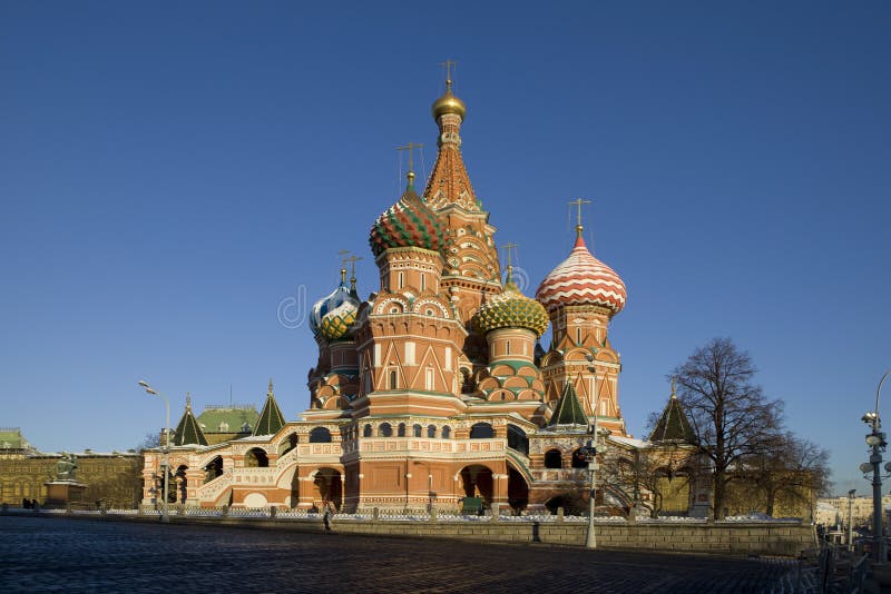 St. de Kathedraal van het basilicum op Rood vierkant, Moskou