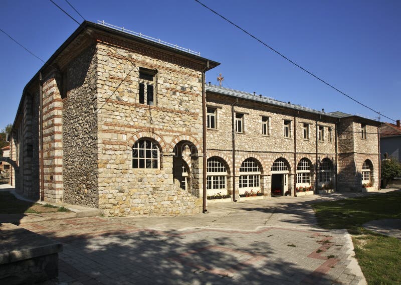 St Demetrius kerk in Bitola macedonië royalty-vrije stock afbeelding St Demetrius kerk in Bitola macedonië royalty-vrije stock afbeelding