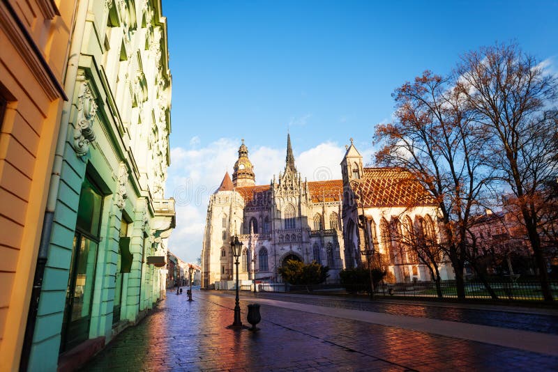 St Elisabeth cathedral in Kosice, Slovakia royalty free stock images St Elisabeth cathedral in Kosice, Slovakia royalty free stock images