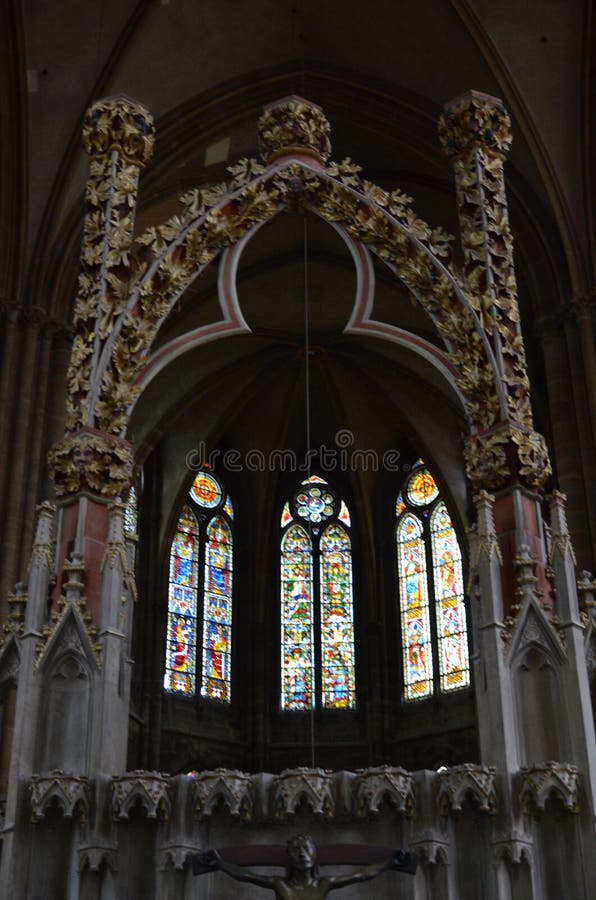 The St. Elisabeth Church in Marburg, Germany