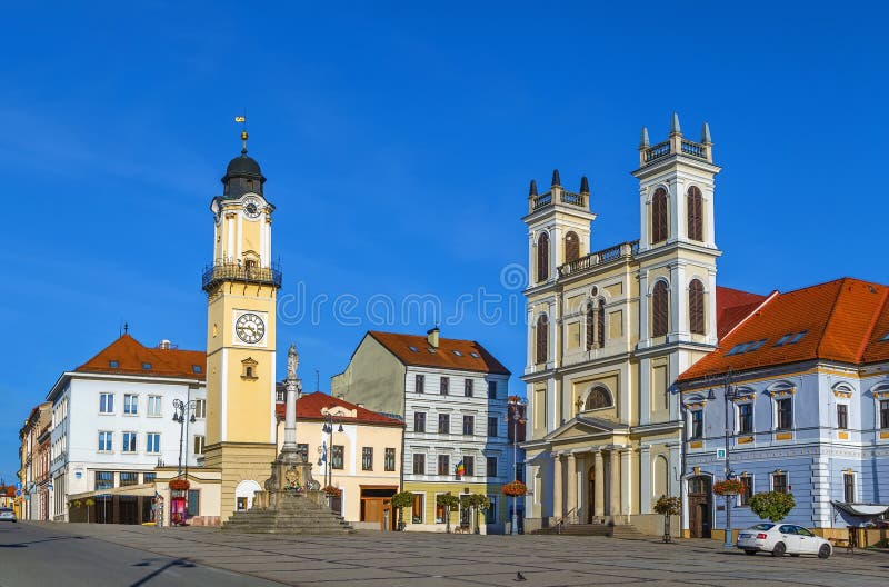 Katedrála sv. Františka a hodinová veža, Banská Bystrica, Slovensko