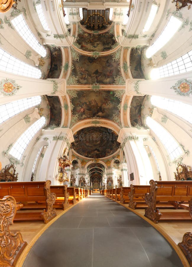 St. Gallen cathedral royalty free stock images