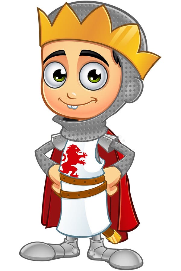 Download St. George Boy King Character Stock Vector - Image: 51921799