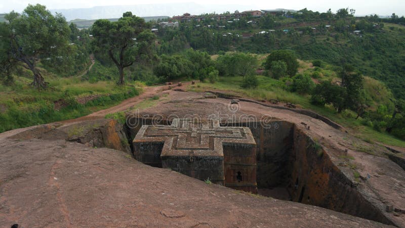 St George kościół, Lalibela fotografia stock St George kościół, Lalibela fotografia stock