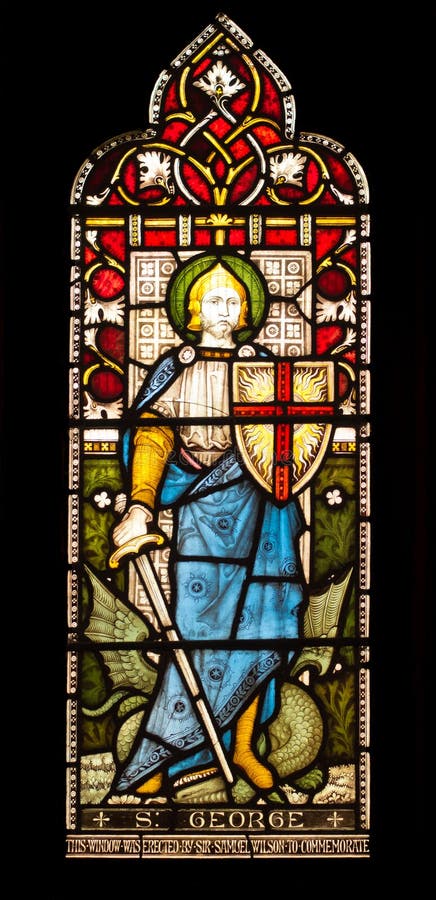 St George Stained Glass Window