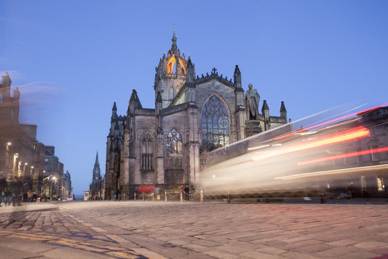 St Giles Cathedral in Edinburgh, Schotland stock afbeelding St Giles Cathedral in Edinburgh, Schotland stock afbeelding