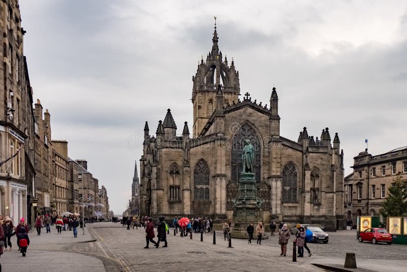 St Giles Kathedraal, Edinburgh, het Verenigd Koninkrijk royalty-vrije stock foto's St Giles Kathedraal, Edinburgh, het Verenigd Koninkrijk royalty-vrije stock foto's