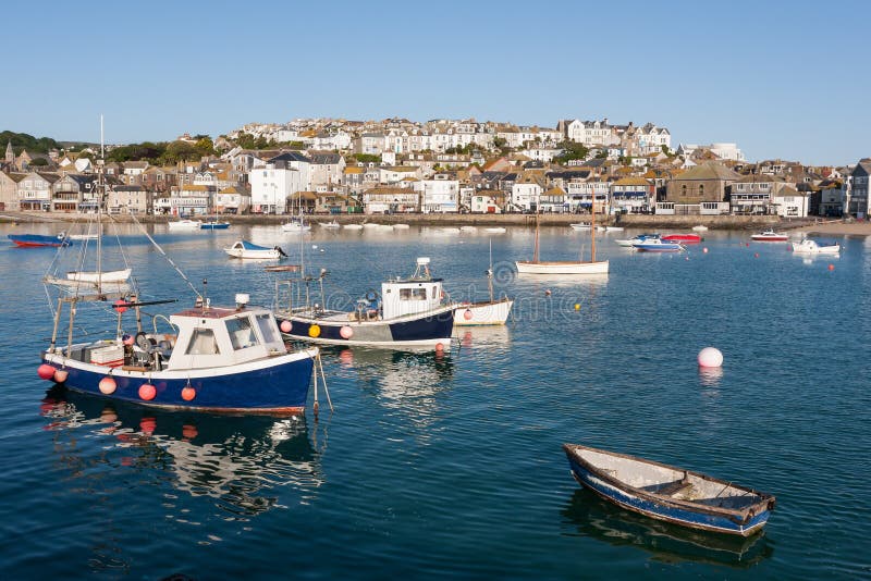 St Ives Cornwall England stock photos