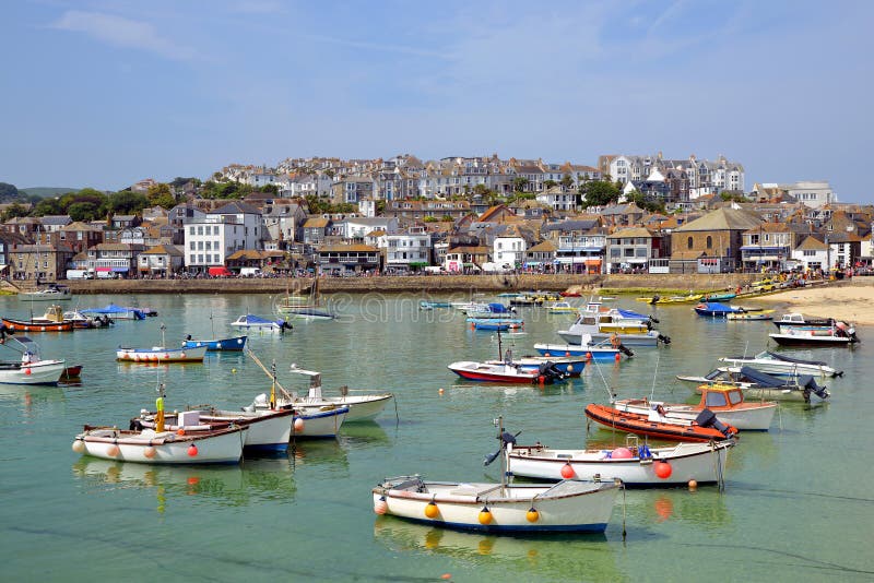 St Ives harbour royalty free stock images