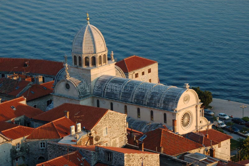 St. James Cathedral in Sibenik, Croatia royalty free stock photo St. James Cathedral in Sibenik, Croatia royalty free stock photo