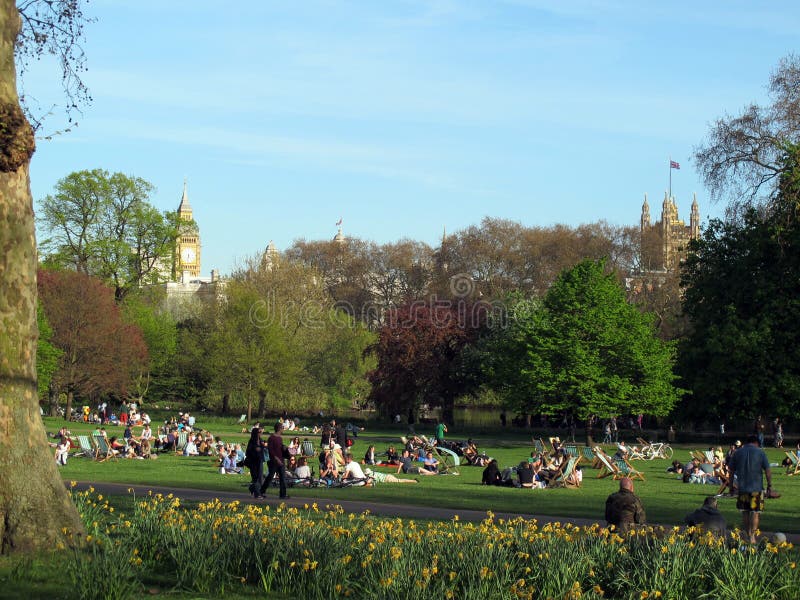 St. James Park, London skyline royalty free stock photo St. James Park, London skyline royalty free stock photo