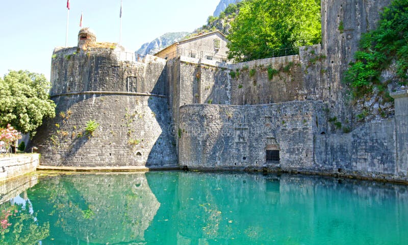 St John Fortress.  Kotor, Montenegro. A fortified town on Montenegroâ€™s Adriatic coast.