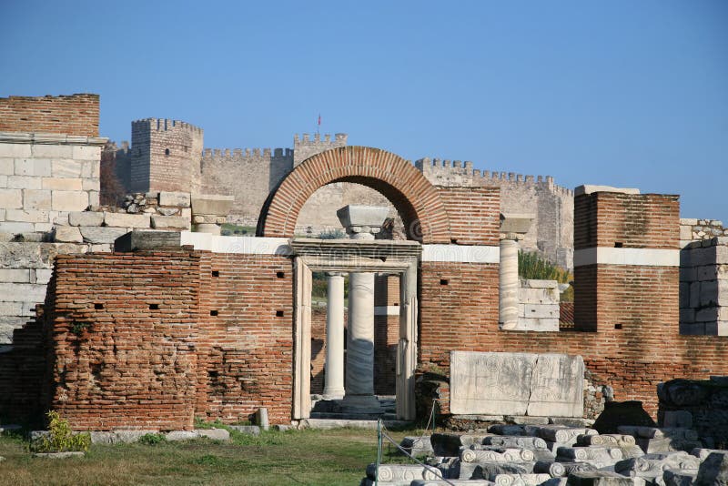 St. John's Basilica, Ephesus, Turkey Royalty Free Stock Image Image
