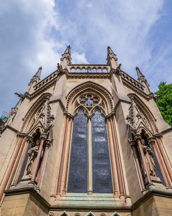 St John ` s szkoły wyższa kaplica, Cambridge, Anglia - Kalwaryjski kaplica kościół zdjęcie stock St John ` s szkoły wyższa kaplica, Cambridge, Anglia - Kalwaryjski kaplica kościół zdjęcie stock