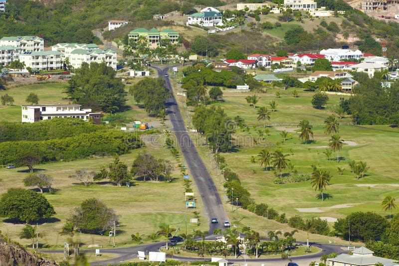 St Kitts, Caribbean editorial stock photo. Image of road 50230163
