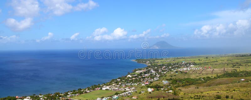 st kitts береговой линии стоковое изображение st kitts береговой линии стоковое изображение