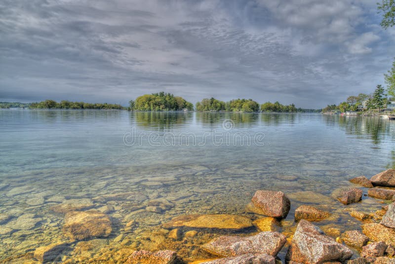 St Lawrence River View stock photo. Image of clear, shoreline 31458096