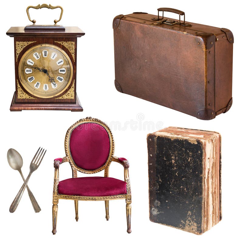 St?ll in av h?rliga antika objekt, bildramar, m?blemang, bestick retro Tappning bakgrund isolerad white arkivfoto St?ll in av h?rliga antika objekt, bildramar, m?blemang, bestick retro Tappning bakgrund isolerad white arkivfoto