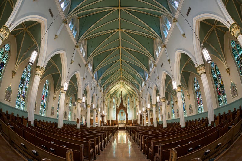 St. Louis Bertrand Catholic Church Editorial Stock Photo - Image of pews, nobody: 82827453