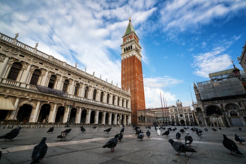 St. Mark`s Square in Venice, Italy.