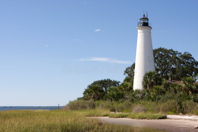 St Marks Lighthouse stock photos