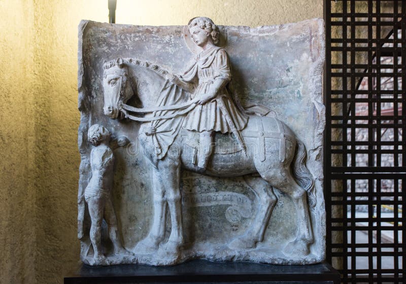 St Martin e o mendigo fotografia de stock royalty free