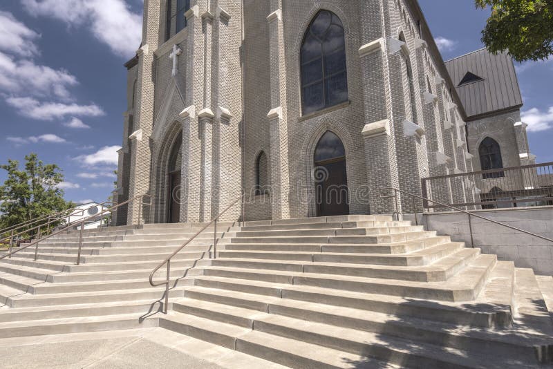 St Mary Cathedral dans le Mt Angel Oregon image libre de droits St Mary Cathedral dans le Mt Angel Oregon image libre de droits