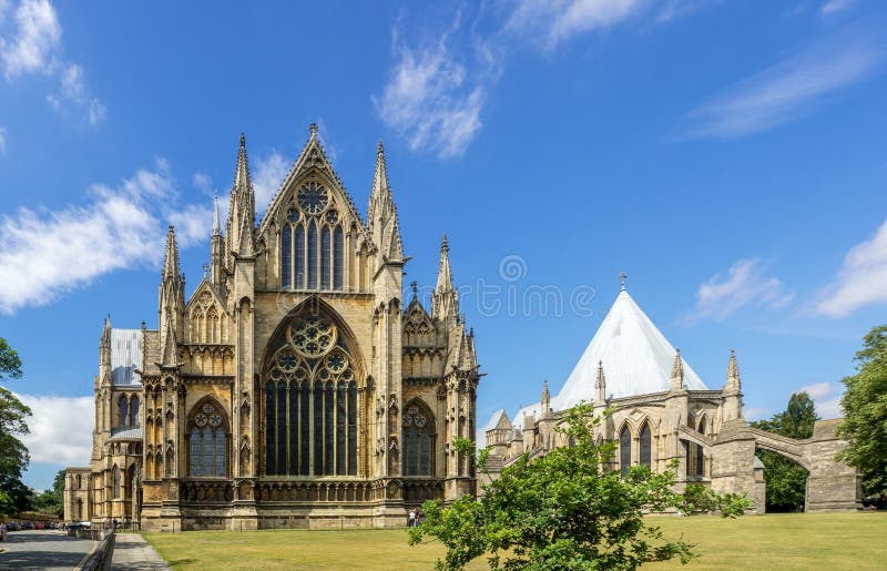 St Mary Cathedral en Lincoln, Inglaterra foto de archivo St Mary Cathedral en Lincoln, Inglaterra foto de archivo