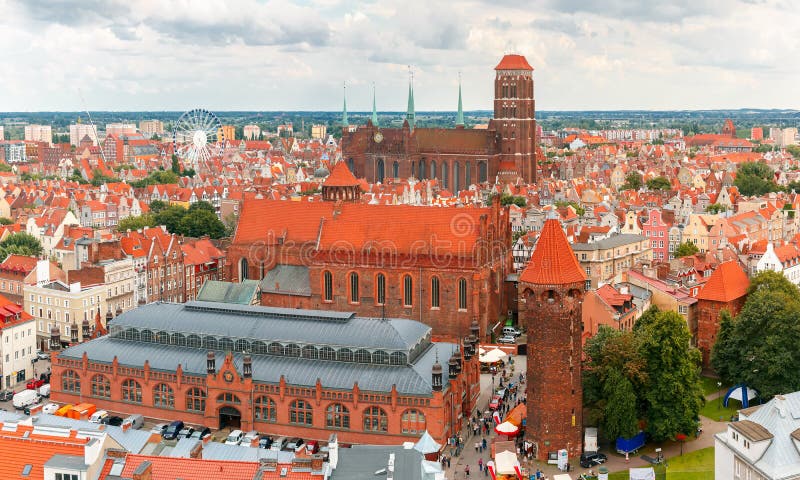 St Mary Church i Gdansk, Polen arkivfoton St Mary Church i Gdansk, Polen arkivfoton