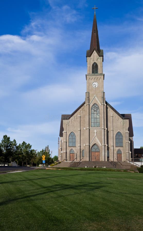 St. Mary Parish, Mt. Angel, or, U.S.a. Stock Image Image of angel