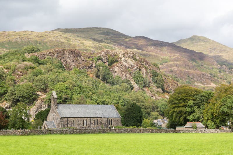 St Mary`s church in Beddgelert